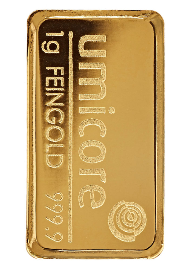 Штампований злиток Umicore 1 г