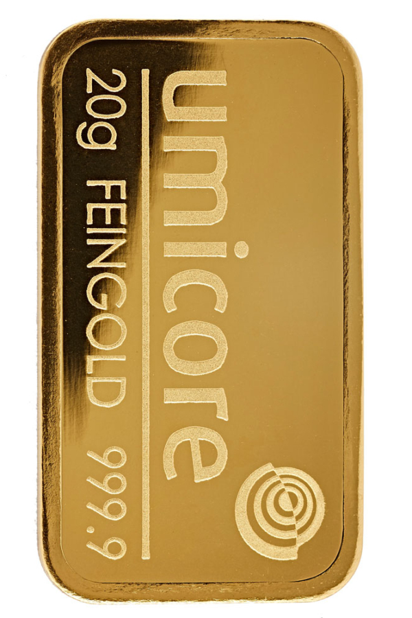 Штампований злиток Umicore 20 г