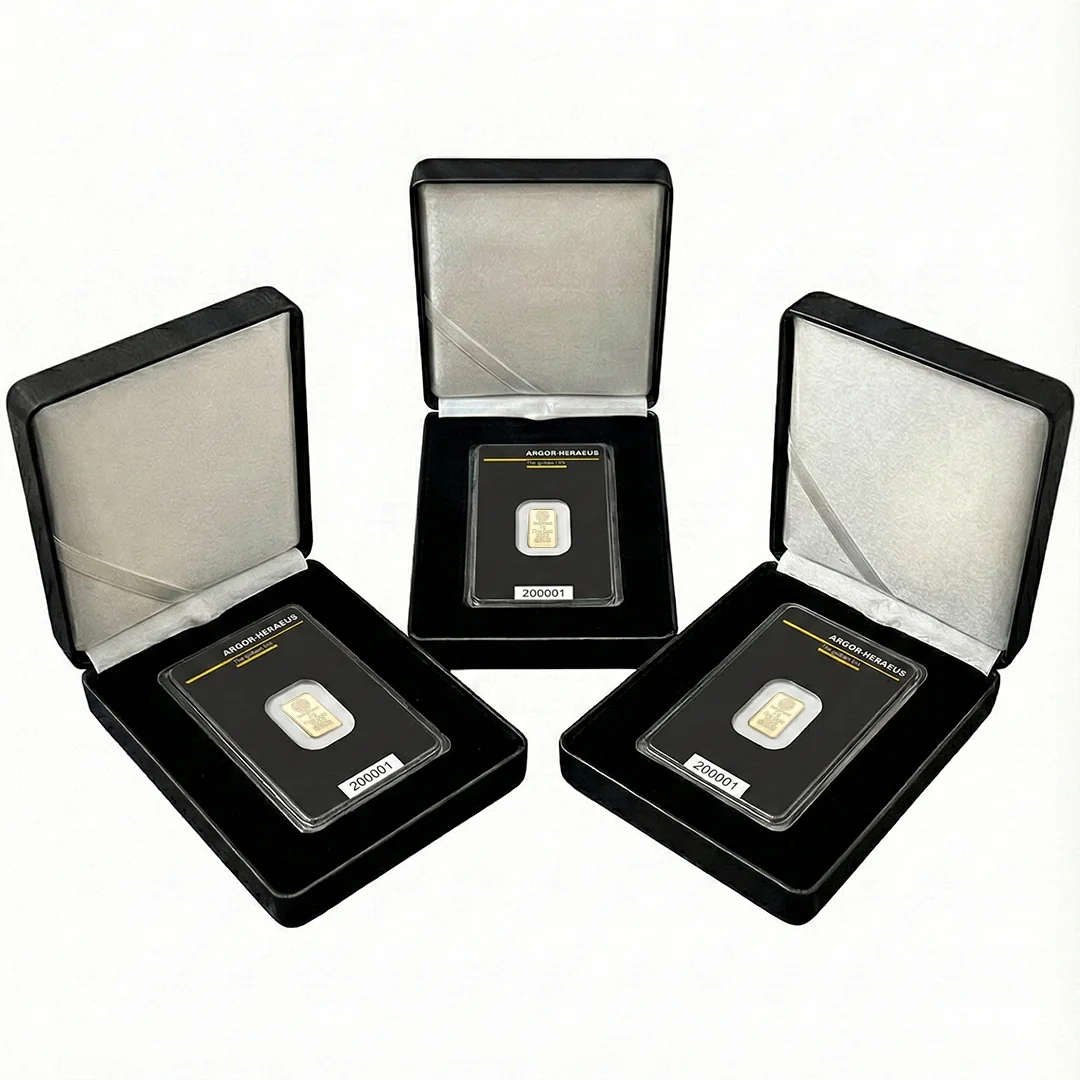 Подарочный золотой слиток Argor-Heraeus 2 г — изображение 4