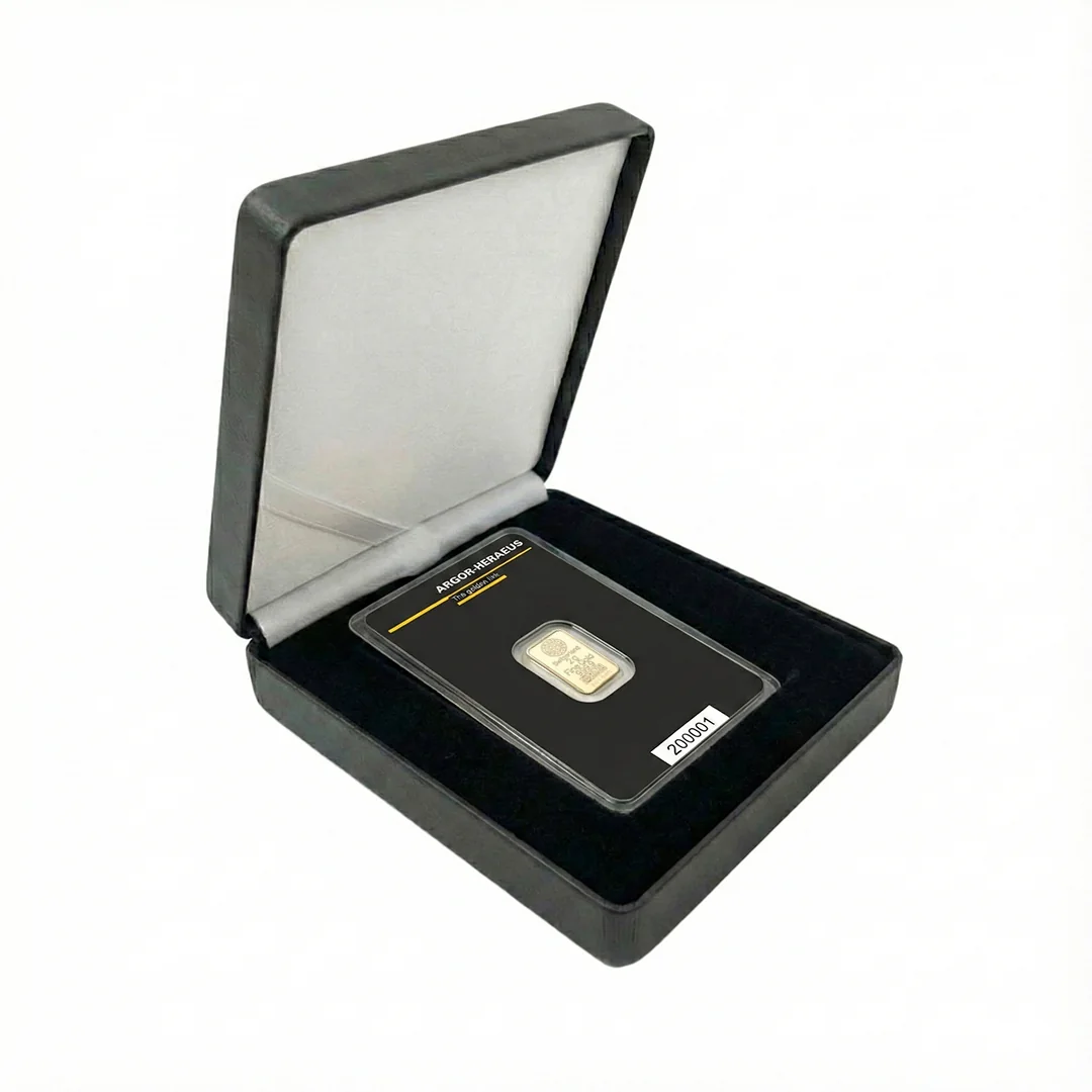 Подарочный золотой слиток Argor-Heraeus 2 г — изображение 6