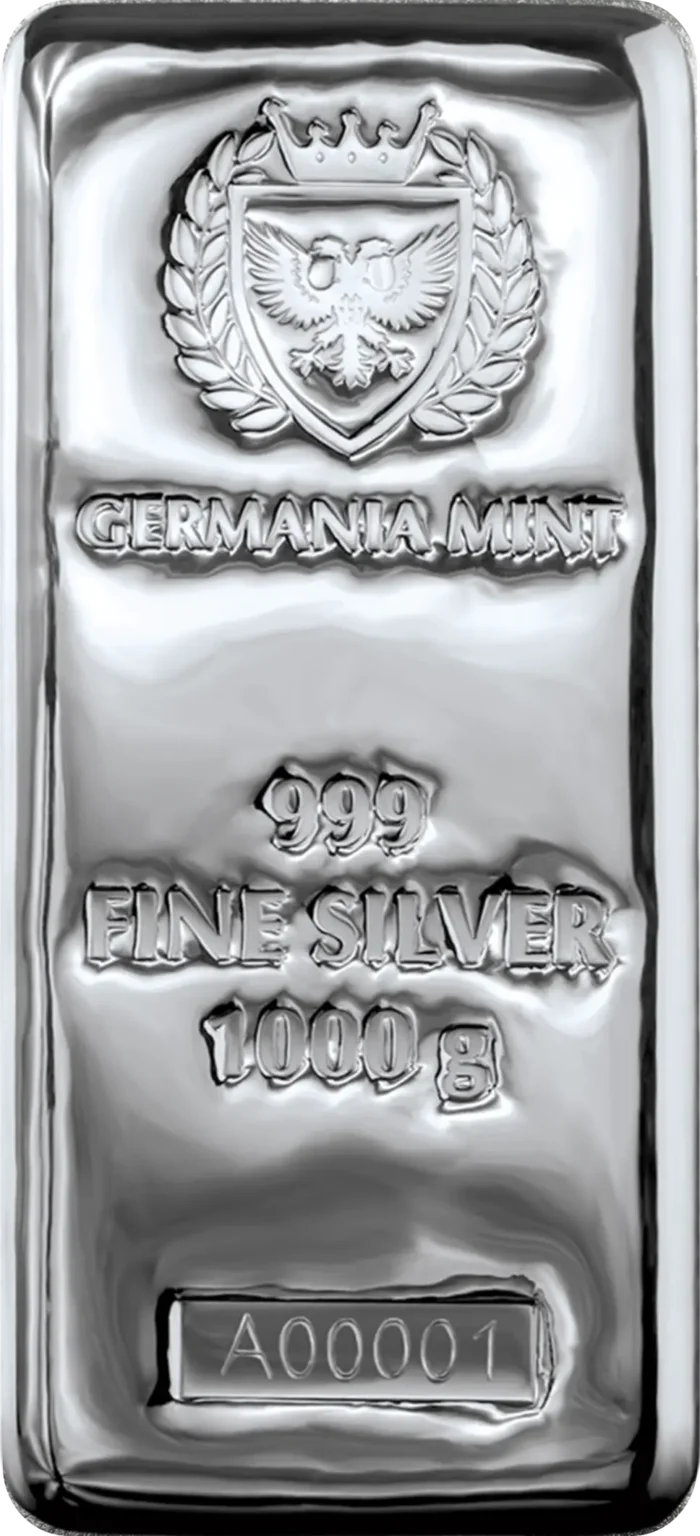 Слитки серебряные Germania Mint
